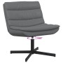 Silla Giratoria Gris Cuero Sintético Mediana Giratorio von , Stühle - Ref: Foro24-42007341, Preis: 132,06 €, Rabatt: %