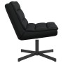 Silla Giratoria Negra Cuero Sintético con Base de Metal Mediana | Foro24.es | Tu tienda online para hogar, jardín y más Foro24.es