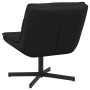 Silla Giratoria Negra Cuero Sintético con Base de Metal Mediana | Foro24.es | Tu tienda online para hogar, jardín y más Foro24.es