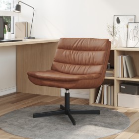 Comprar Silla de Acento Marrón Cuero Sintético