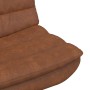 Silla de Acento Marrón Cuero Sintético, Metal Mediana Giratoria | Foro24.es | Tu tienda online para hogar, jardín y más Foro24.es