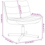 Silla de Acento Marrón Cuero Sintético, Metal Mediana Giratoria | Foro24.es | Tu tienda online para hogar, jardín y más Foro24.es