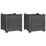 2 solid pine wood planters, 31x31x31 cm by vidaXL, Pots and planters - Ref: Foro24-810527, Price: 51,79 €, Discount: %
