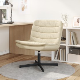 Comprar Silla Giratoria Crema Tela de poliéster