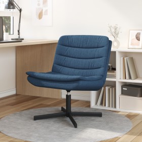Comprar Silla Giratoria Azul Tela y Metal