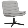 Silla Giratoria Gris claro Tejido de poliéster, Base de metal | Foro24.es | Tu tienda online para hogar, jardín y más Foro24.es