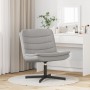 Silla Giratoria Gris claro Tejido de poliéster, Base de metal | Foro24.es | Tu tienda online para hogar, jardín y más Foro24.es
