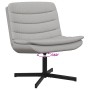 Silla Giratoria Gris claro Tejido de poliéster, Base de metal | Foro24.es | Tu tienda online para hogar, jardín y más Foro24.es