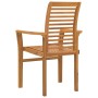 Silla de Jardín Apilable 2 pcs Madera Maciza de Teca by , Garden chairs - Ref: Foro24-42007595, Price: 189,61 €, Discount: %