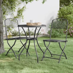 Folding garden chair 2 units anthracite expanded metal mesh by vidaXL, Garden chairs - Ref: Foro24-317338, Price: 100,56 €, D...