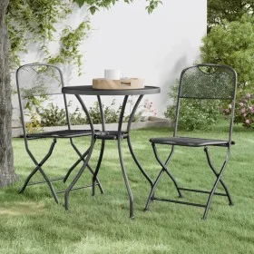 Folding garden chair 2 units anthracite expanded metal mesh by vidaXL, Garden chairs - Ref: Foro24-317338, Price: 99,18 €, Di...