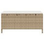 Juego de Comedor de Jardín de 3 Piezas con Cojines Beige Poli Ratán Acacia | Foro24.es | Tu tienda online para hogar, jardín y más Foro24.es
