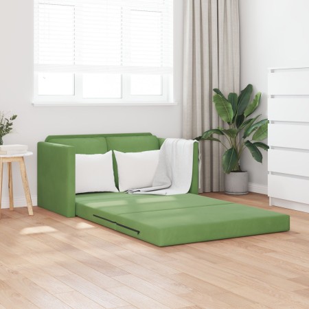 Sofá de dos plazas Verde claro Tela, Madera Sofá de 2 plazas by , Sofas - Ref: Foro24-42007951, Price: 258,56 €, Discount: %