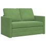 Sofá de dos plazas Verde claro Tela, Madera Sofá de 2 plazas by , Sofas - Ref: Foro24-42007951, Price: 258,56 €, Discount: %