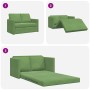 Sofá de dos plazas Verde claro Tela, Madera Sofá de 2 plazas by , Sofas - Ref: Foro24-42007951, Price: 258,56 €, Discount: %