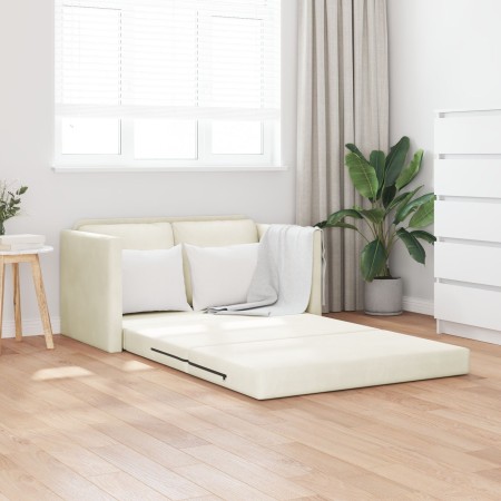 Sofá Loveseat 2 plazas Crema Tela, Madera 2 plazas Amplio espacio | Foro24.es | Tu tienda online para hogar, jardín y más Foro24.es