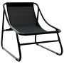 Sillas de Jardín 2 pcs con Cojín Negro 60x80x71 cm Acero de , Sillas de jardín - Ref: Foro24-42008029, Precio: 139,60 €