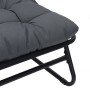 Banco de jardín con cojín negro 110x80x71 cm acero von , Gartenstühle - Ref: Foro24-42008030, Preis: 122,14 €, Rabatt: %