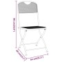 Folding garden chair 2 units anthracite expanded metal mesh by vidaXL, Garden chairs - Ref: Foro24-317338, Price: 100,51 €, D...