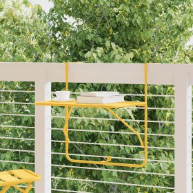 Mesa Plegable Colgante en Mostaza - 60x40 cm, Acero by , Garden tables - Ref: Foro24-42008081, Price: 42,18 €, Discount: %