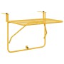 Mesa Plegable Colgante en Mostaza - 60x40 cm, Acero de , Mesas de jardín - Ref: Foro24-42008081, Precio: 42,18 €, Descuento: %
