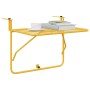 Mesa Plegable Colgante en Mostaza - 60x40 cm, Acero de , Mesas de jardín - Ref: Foro24-42008081, Precio: 42,18 €, Descuento: %