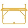 Mesa Plegable Colgante en Mostaza - 60x40 cm, Acero de , Mesas de jardín - Ref: Foro24-42008081, Precio: 42,18 €, Descuento: %