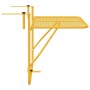 Mesa Plegable Colgante en Mostaza - 60x40 cm, Acero de , Mesas de jardín - Ref: Foro24-42008081, Precio: 42,18 €, Descuento: %