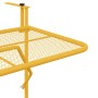Mesa Plegable Colgante en Mostaza - 60x40 cm, Acero de , Mesas de jardín - Ref: Foro24-42008081, Precio: 42,18 €, Descuento: %