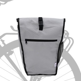 Bolsa de Bicicleta para Portaequipajes 20 L Gris
