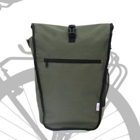 Bolsa de bici para portaequipajes 20 L Verde