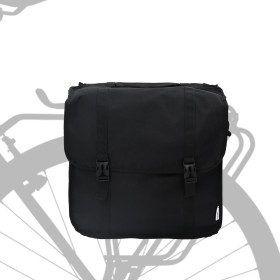 Bolsa Doble Pannier para Bicicleta 48 L Negra