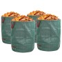 Bolsas de Residuos de Jardín con Asas 4 pcs Plegables Redondas Verdes 300 L by , Waste containers - Ref: Foro24-42008103, Pri...