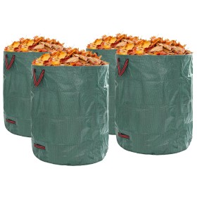 Bolsas de Jardín con Asas 4 pcs Plegables Redondas Verdes 500 L by , Waste containers - Ref: Foro24-42008104, Price: 32,63 €,...
