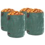 Bolsas de Jardín con Asas 4 pcs Plegables Redondas Verdes 500 L by , Waste containers - Ref: Foro24-42008104, Price: 32,63 €,...