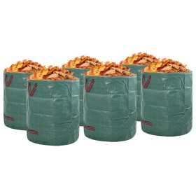 Bolsas de Jardín con Mangos 12 pcs Plegables Redondas Verdes 120 L by , Waste containers - Ref: Foro24-42008105, Price: 51,15...
