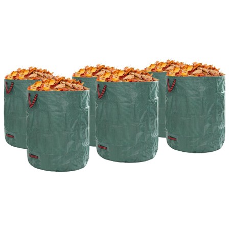 Bolsa de Jardín  con Asas 12 pcs Plegable Redonda Verde 500 L | Foro24.es | Tu tienda online para hogar, jardín y más Foro24.es
