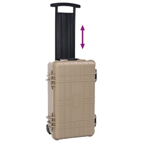 Funda dura protectora con ruedas y tirador de