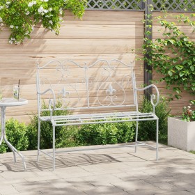 Banco Blanco Metal 104 x 54 x 93 cm Duradero