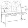 Banco Blanco Metal 104 x 54 x 93 cm Duradero Banco de Exterior | Foro24.es | Tu tienda online para hogar, jardín y más Foro24.es