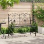 Banco de Exterior Negro Metal Estándar Resistente | Foro24.es | Tu tienda online para hogar, jardín y más Foro24.es