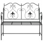 Banco de Exterior Negro Metal Estándar Resistente | Foro24.es | Tu tienda online para hogar, jardín y más Foro24.es
