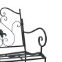 Banco de Exterior Negro Metal Estándar Resistente | Foro24.es | Tu tienda online para hogar, jardín y más Foro24.es