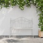 Banco Blanco Metal 104 x 52.5 x 89 cm Hecho para Durar von , Gartenbänke - Ref: Foro24-42008114, Preis: 131,18 €, Rabatt: %