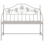 Banco Blanco Metal 104 x 52.5 x 89 cm Hecho para Durar von , Gartenbänke - Ref: Foro24-42008114, Preis: 131,18 €, Rabatt: %