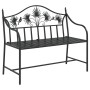 Banco Metal Vintage Negro Acero Tratado con Polvo Estándar von , Gartenbänke - Ref: Foro24-42008115, Preis: 129,57 €, Rabatt: %