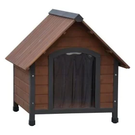 @Pet Hundehütte Kunststoffklappen Rustique braun 76x76x72 cm von @Pet, Hundehütten - Ref: Foro24-441159, Preis: 138,98 €, Rab...