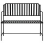 Banco de Exterior Negro Metal Estándar Duradero by , garden benches - Ref: Foro24-42008117, Price: 123,04 €, Discount: %
