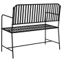 Banco de Exterior Negro Metal Estándar Duradero by , garden benches - Ref: Foro24-42008117, Price: 123,04 €, Discount: %