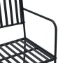 Banco de Exterior Negro Metal Estándar Duradero by , garden benches - Ref: Foro24-42008117, Price: 123,04 €, Discount: %